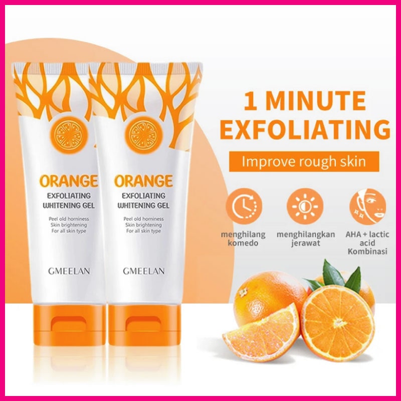 2 pis - Orange Exfoliating Whitening Gel